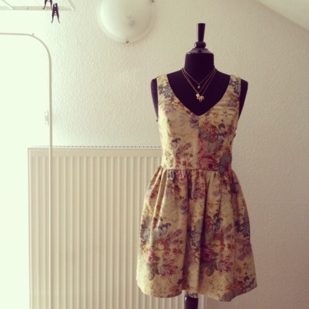 Floral Tapestry Dress